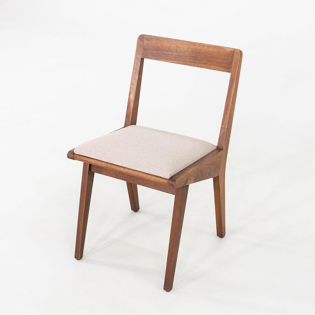 C. 1951 Set di nove sedie da pranzo Jens Risom per Knoll 666 in noce con sedili in vendita 3