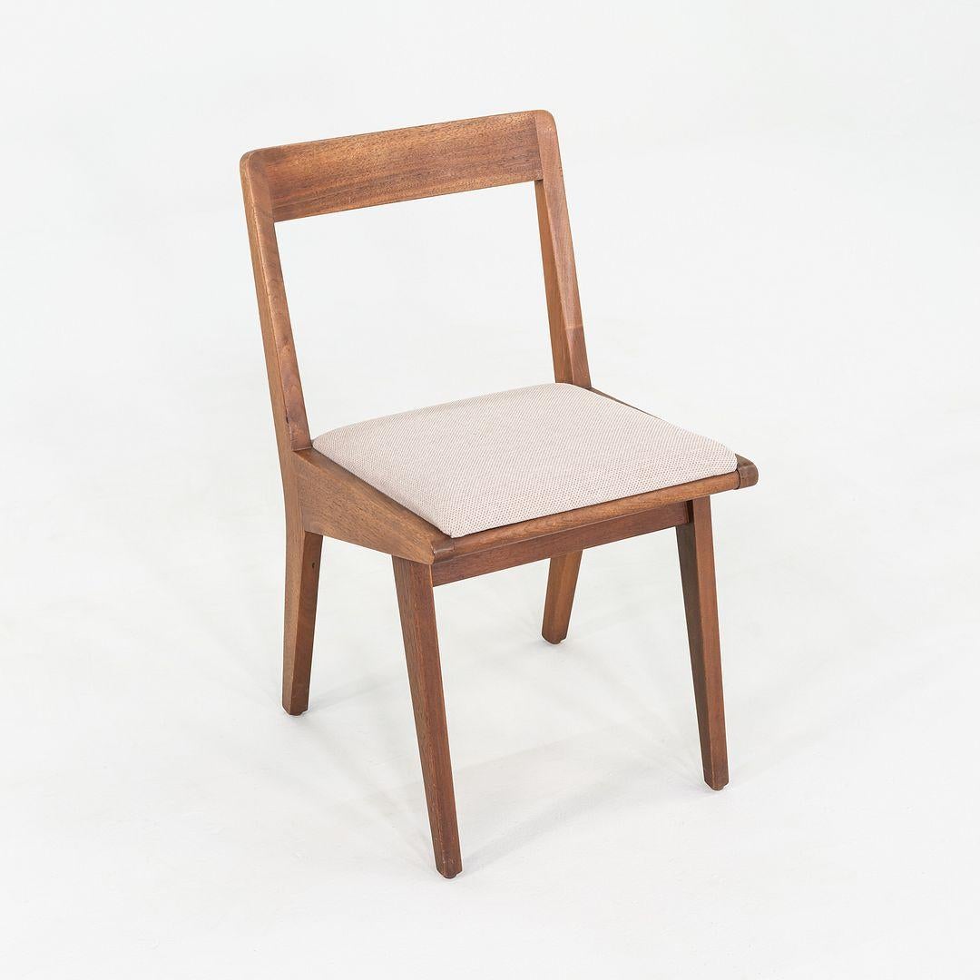 C. 1951 Set di nove sedie da pranzo Jens Risom per Knoll 666 in noce con sedili in vendita 4