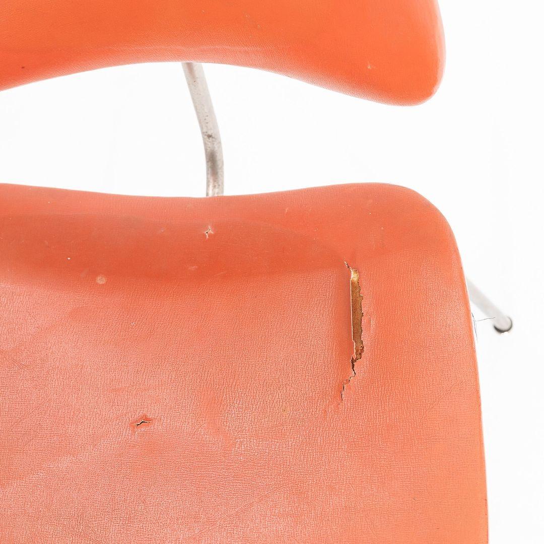 C. 1952 Seltener Herman Miller Evans Eames DCM Stuhl mit Originalpolsterung und Label im Angebot 5