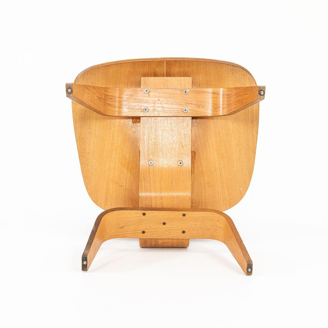 C. 1953 Silla Eames LCW Lounge de Herman Miller en fresno calicó Acero en venta