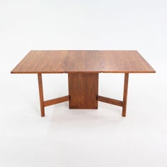 C. 1954 George Nelson for Herman Miller Gate Leg Dining Table in Mahogany