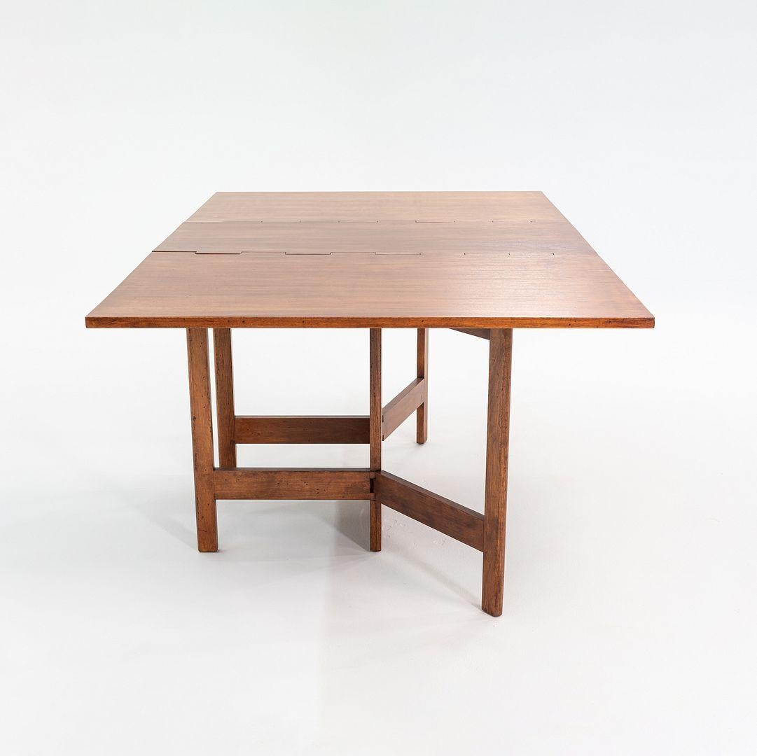 C. 1954 George Nelson para Herman Miller Mesa de comedor con patas en caoba Estadounidense en venta