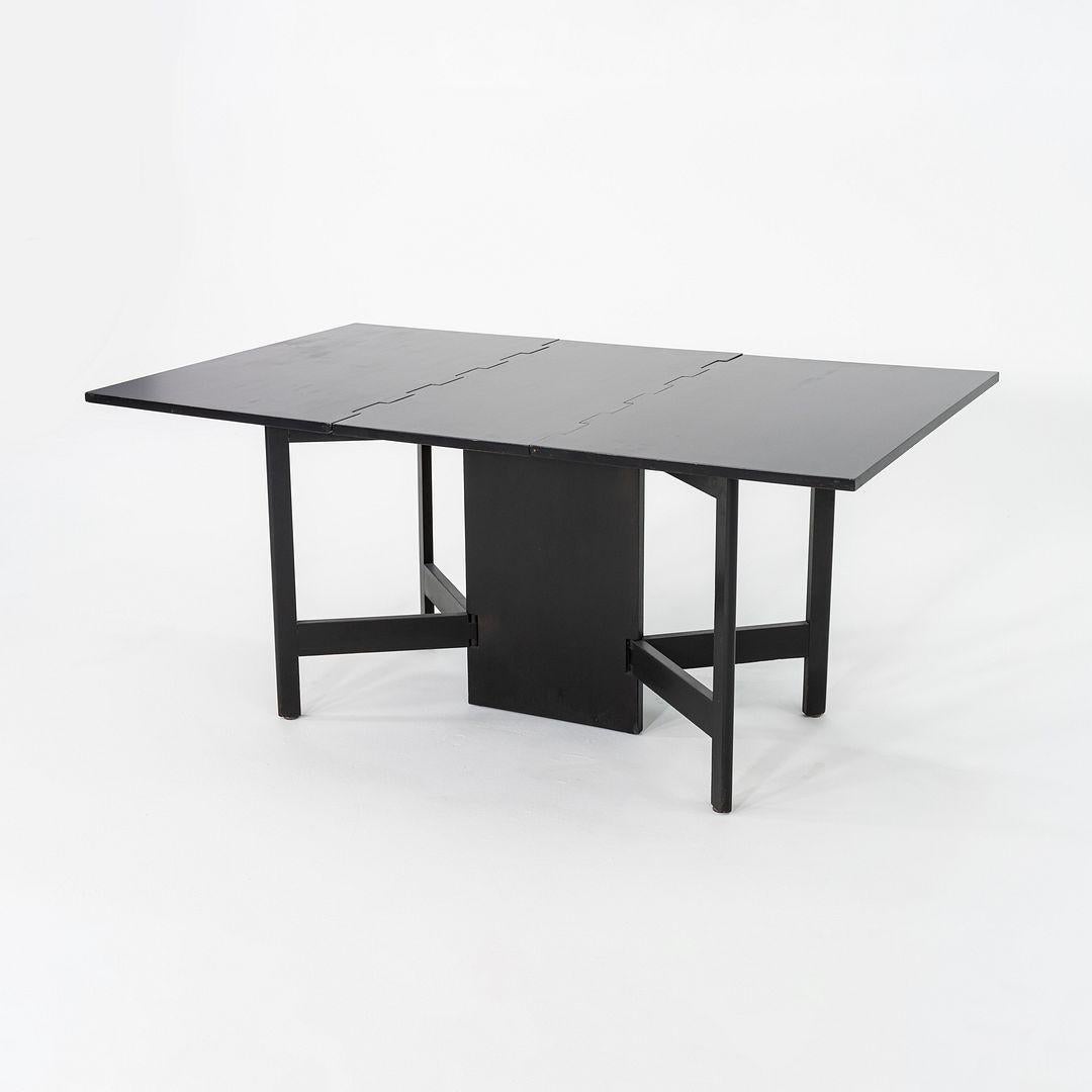 C. 1954 George Nelson for Herman Miller Gate Leg Dining Table, Model 4656 In Good Condition For Sale In Philadelphia, PA