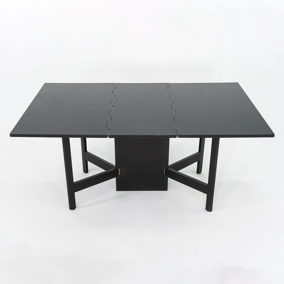 Steel C. 1954 George Nelson for Herman Miller Gate Leg Dining Table, Model 4656 For Sale