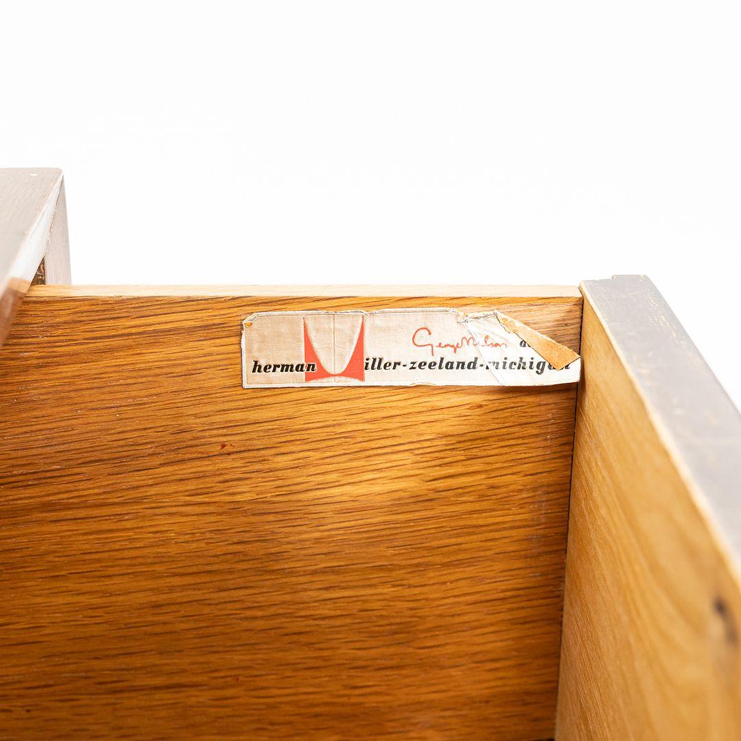 C. 1954 George Nelson for Herman Miller Three Drawer Cabinet 34x24x18 in In Good Condition For Sale In Philadelphia, PA