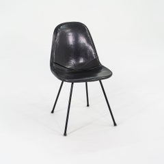 C. 1954 Set di quattro sedie da pranzo in filo Charles and Ray Eames per Herman Miller DKX