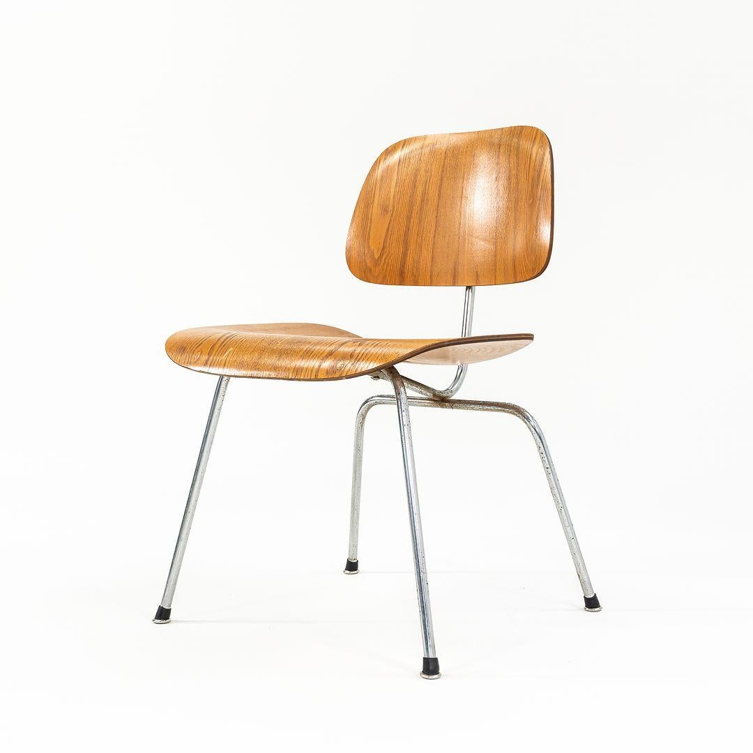 C. 1955 Charles and Ray Eames für Herman Miller DCM Chair in Calico Ash im Angebot 4