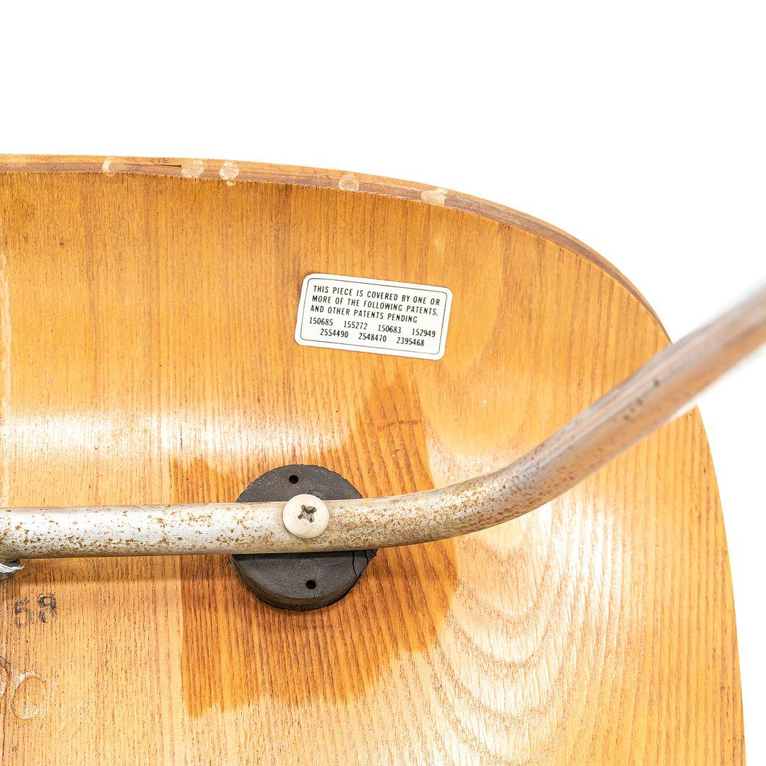 C. 1955 Charles and Ray Eames für Herman Miller DCM Chair in Calico Ash im Zustand „Gut“ im Angebot in Philadelphia, PA