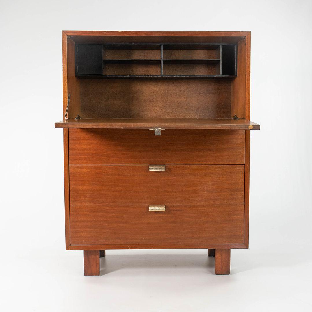 Modern C. 1955 George Nelson for Herman Miller Basic Cabinet Series Drop-Front Desk For Sale