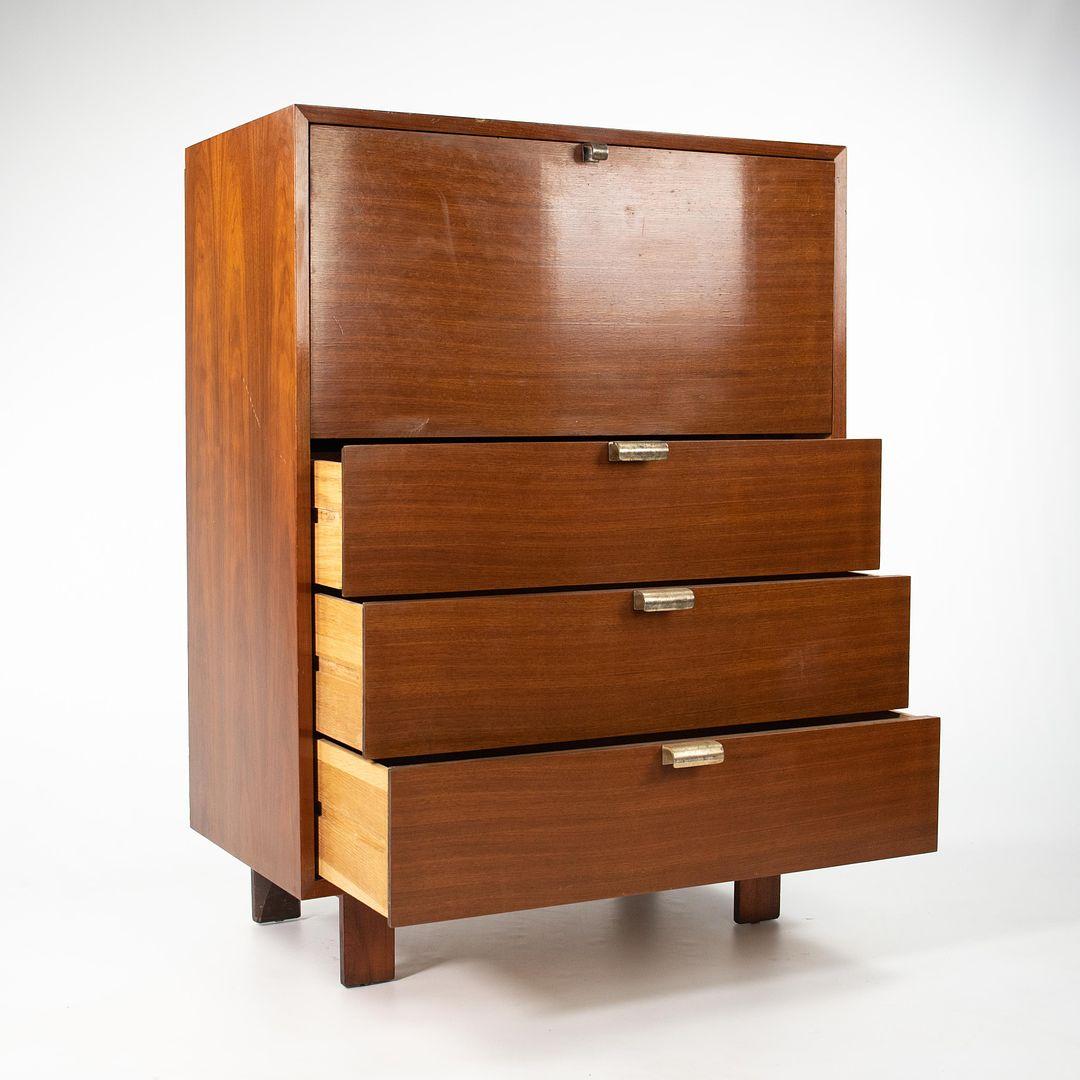 C. 1955 George Nelson for Herman Miller Basic Cabinet Series Drop-Front Desk For Sale 2