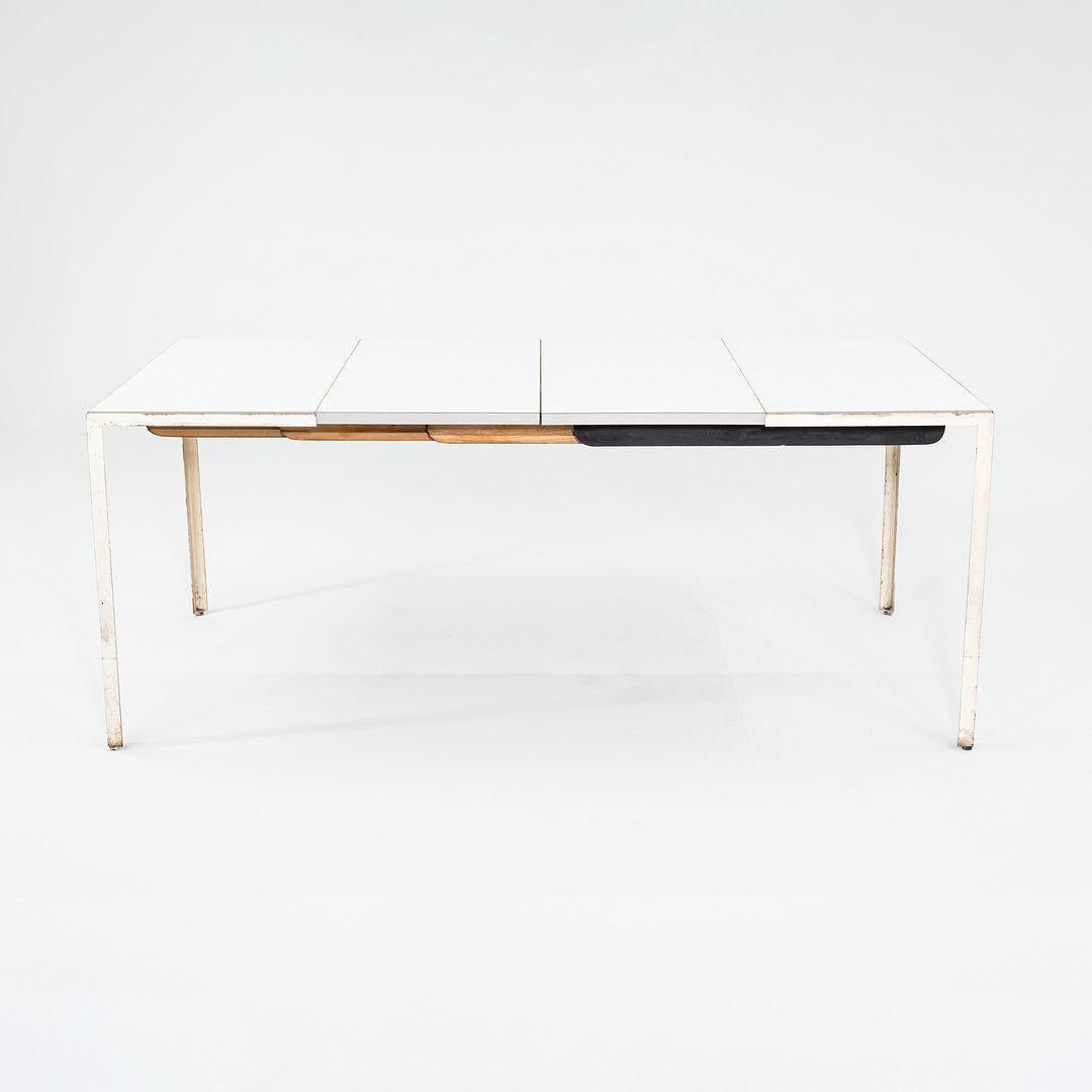 Acier Table de salle à manger à rallonge George Nelson pour Herman Miller modèle 5757, vers 1955 en vente