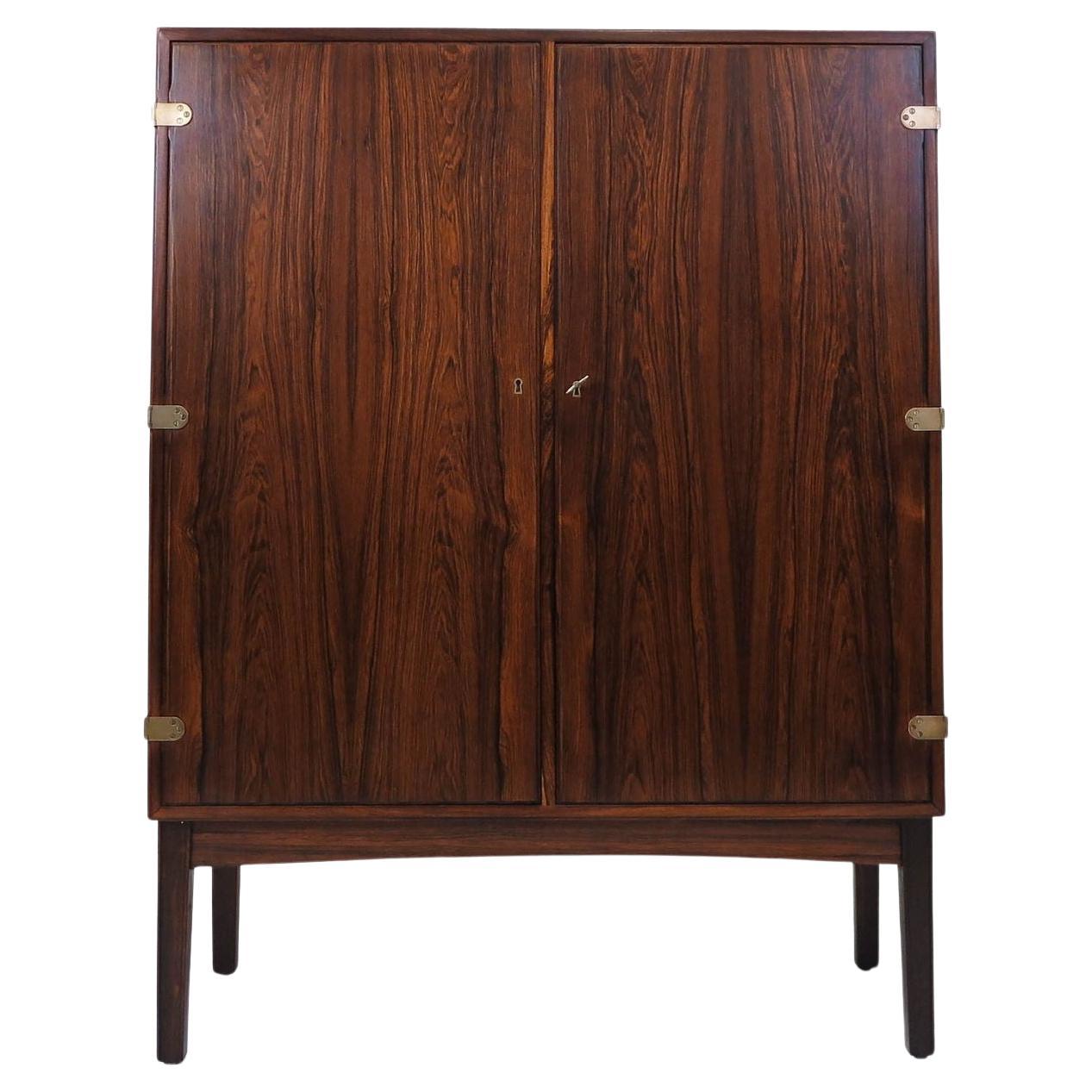 Seltener handgefertigter Barschrank aus brasilianischem Palisanderholz von Borge Mogensen, ca. 1956