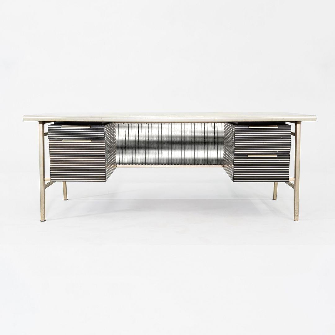 Modern C. 1958 Gordon Bunshaft of SOM / Alcoa / GF Studios Italic Desk For Sale