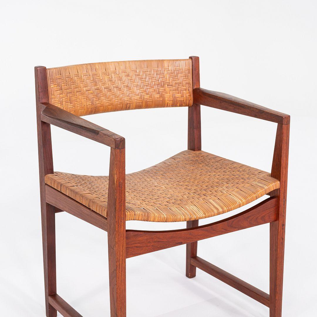 C. 1958 Peter Hvidt & Orla Molgaard-Nielsen for Soborg Dining Arm Chair in vendita 5