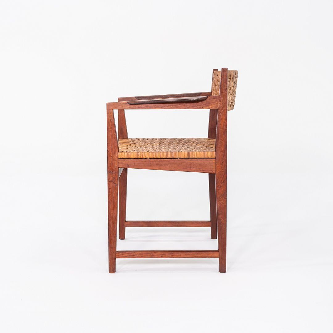 Moderno C. 1958 Peter Hvidt & Orla Molgaard-Nielsen for Soborg Dining Arm Chair in vendita