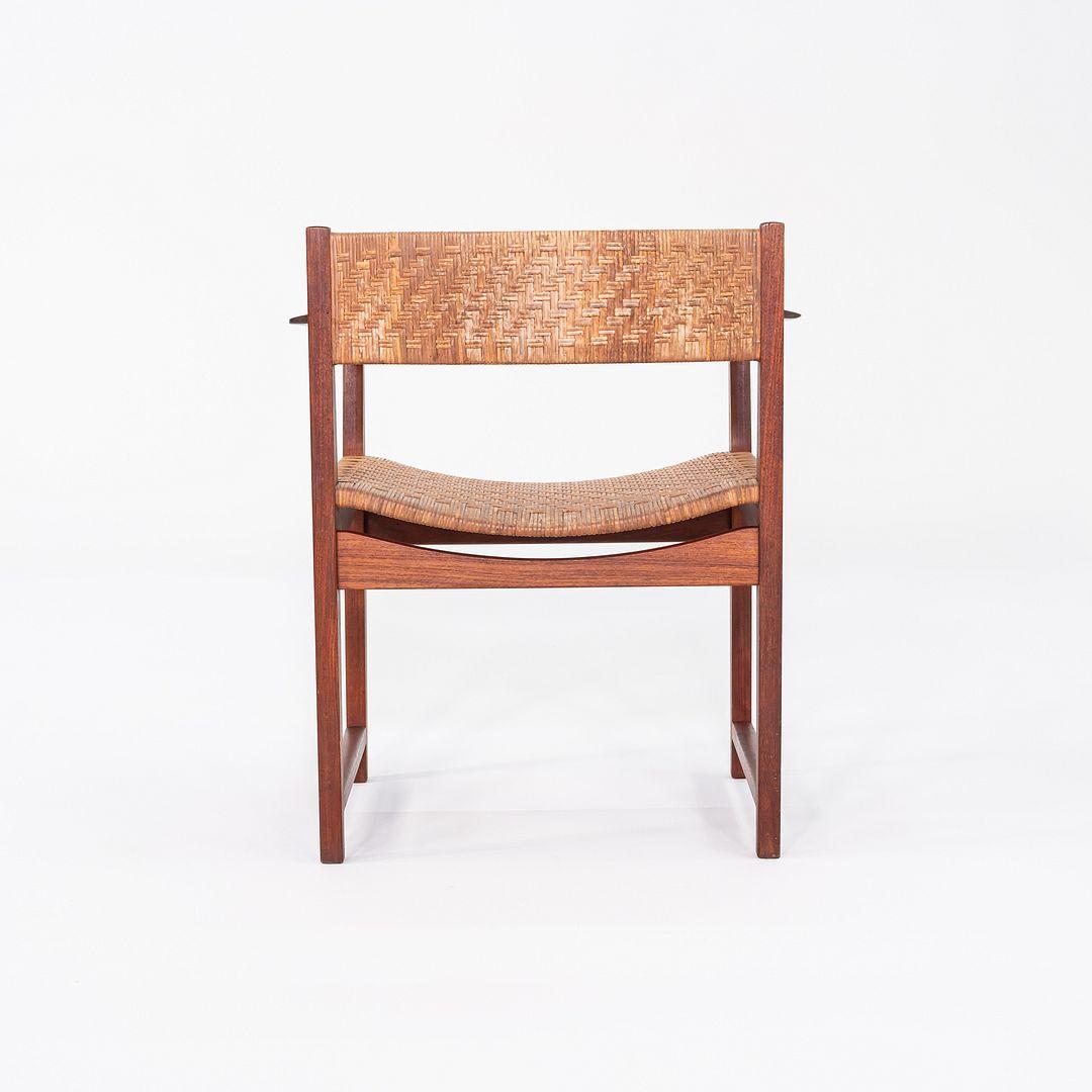 C. 1958 Peter Hvidt & Orla Molgaard-Nielsen for Soborg Dining Arm Chair In condizioni buone in vendita a Philadelphia, PA