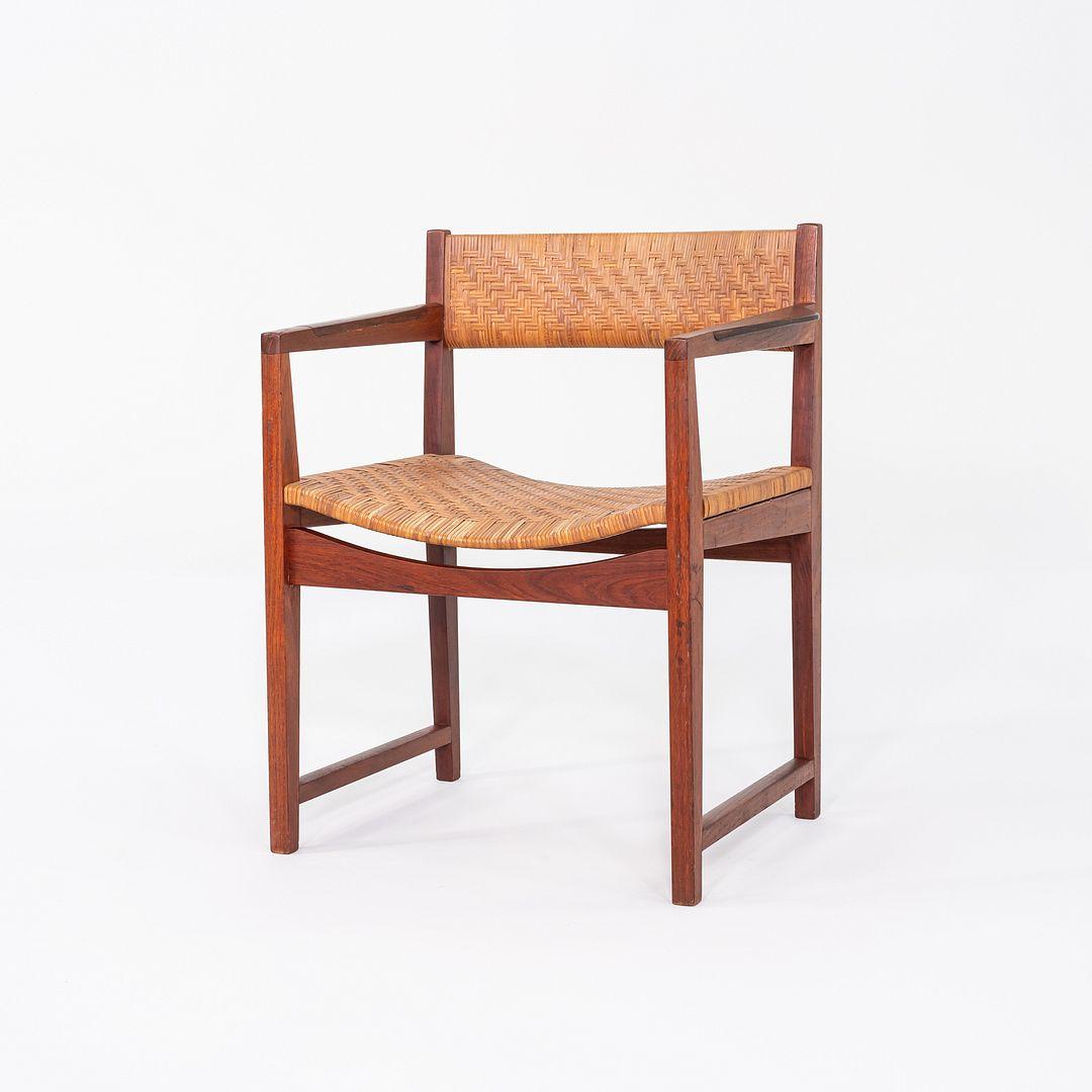 Teak C. 1958 Peter Hvidt & Orla Molgaard-Nielsen for Soborg Dining Arm Chair in vendita