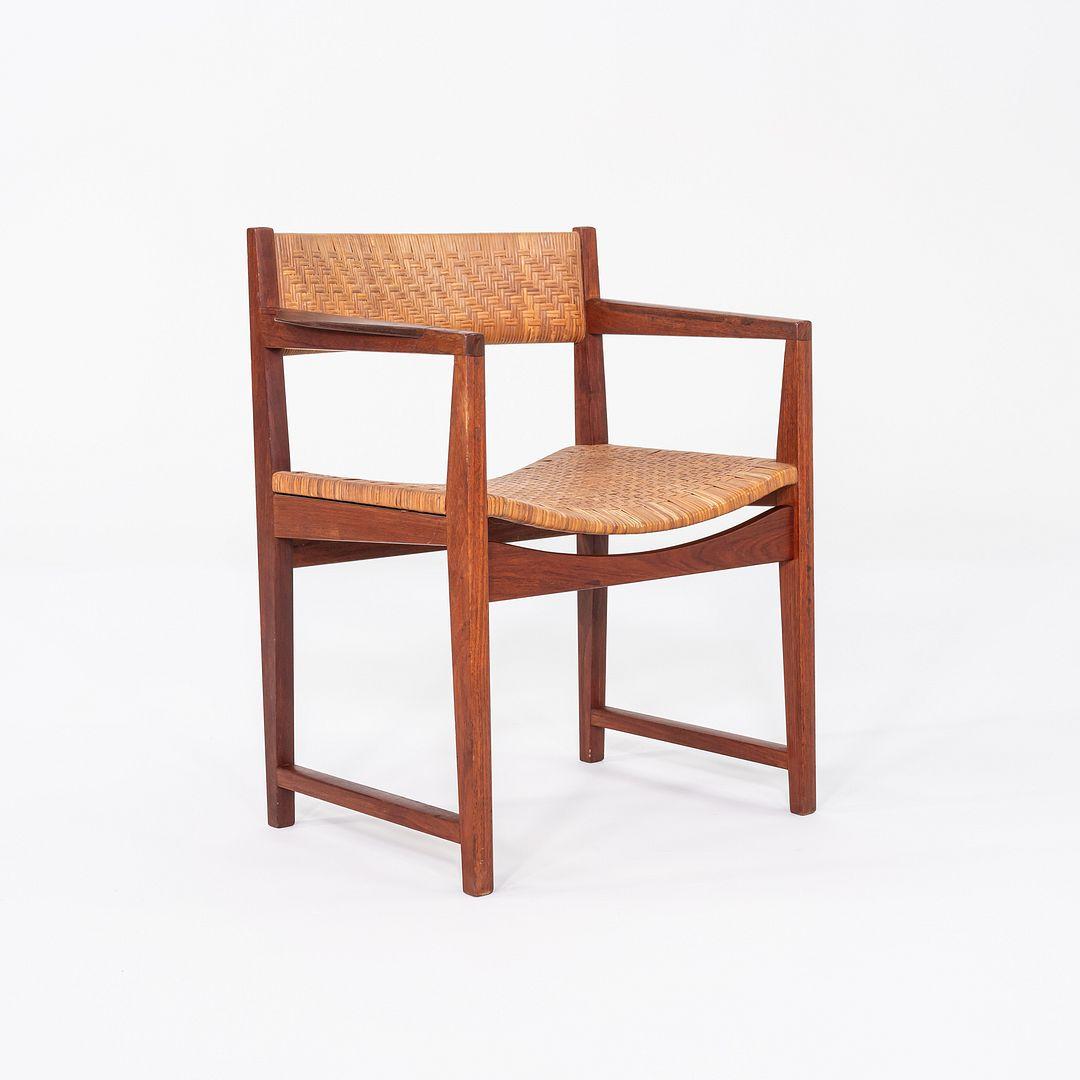C. 1958 Peter Hvidt & Orla Molgaard-Nielsen for Soborg Dining Arm Chair in vendita 1