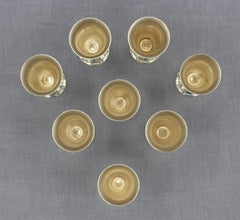 c. 1960 Set of 8 Sterling Silver Cordials by Alvin