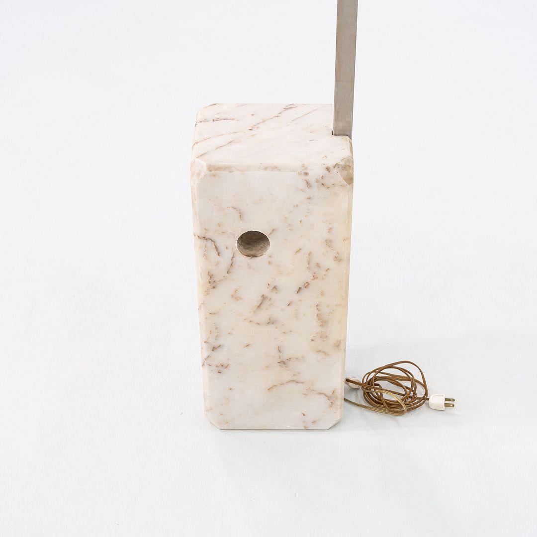 Mid-20th Century C. 1960s Achille and Pier Giacomo Castiglioni for Flos Arco Floor lamp For Sale