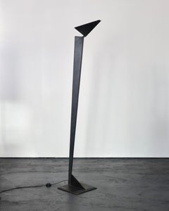 C. 1960s Modernist Italian Steel Standard Lamp/Up lighter