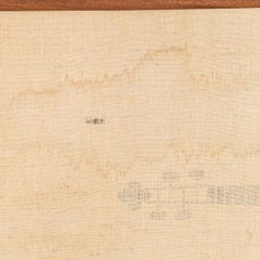 C. 1960s Ross F. Littell Linen Scroll Wall Hanging of Instruments, Example #1