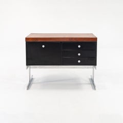 C. 1963 Peerless Steel Equipment Co. Credenza in Teak, Steel, and Chrome