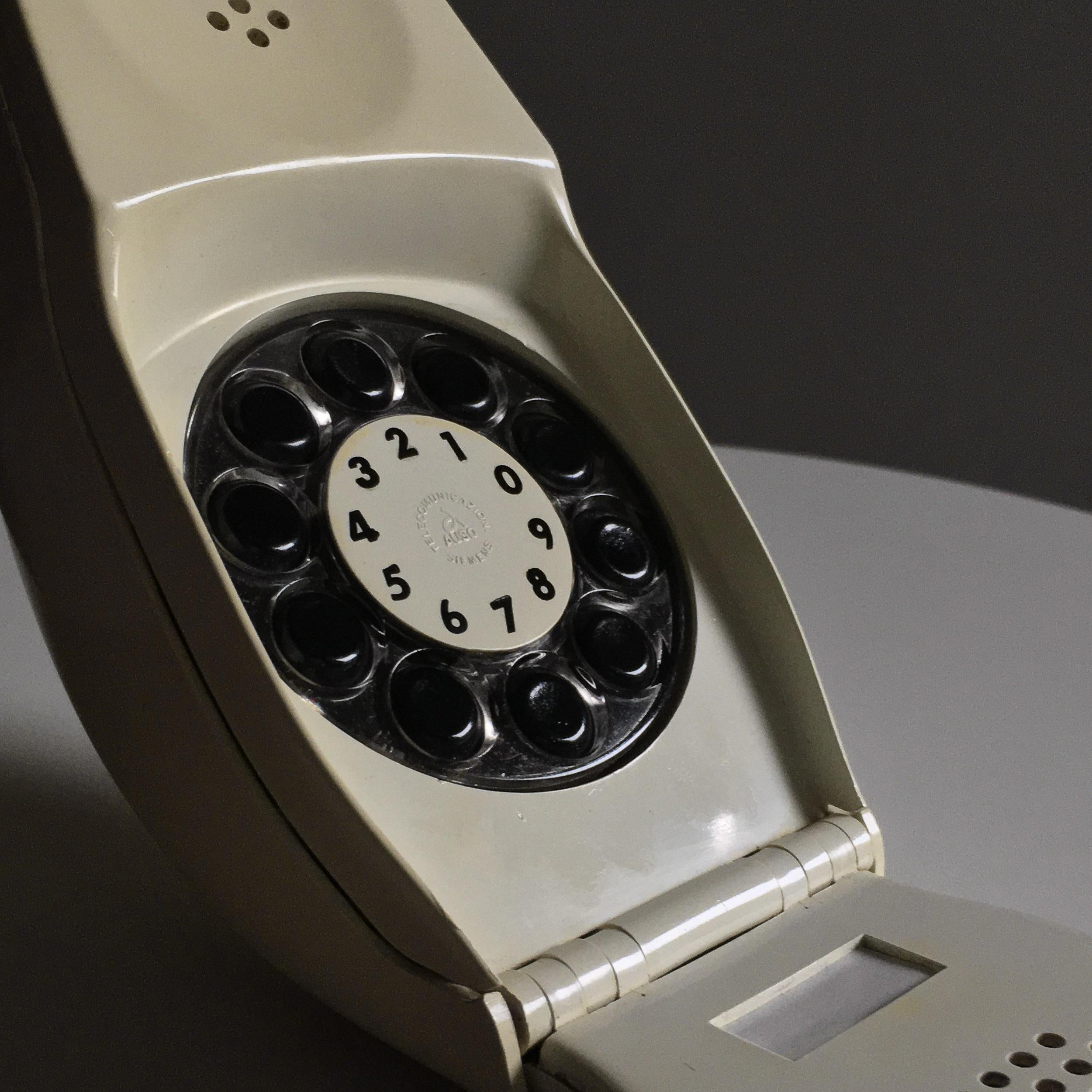 Italian c. 1966, 'Grillo' Rotary Telephone by Marco Zanuso & Richard Sapper for Siemens