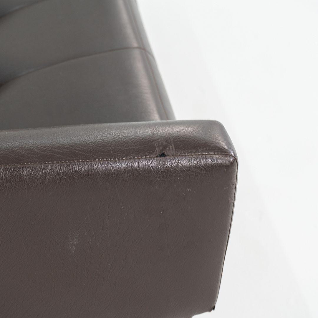 C. 1966 Independent Suspension Group Brown Settee Sofa by Dave Woods For Sale 3
