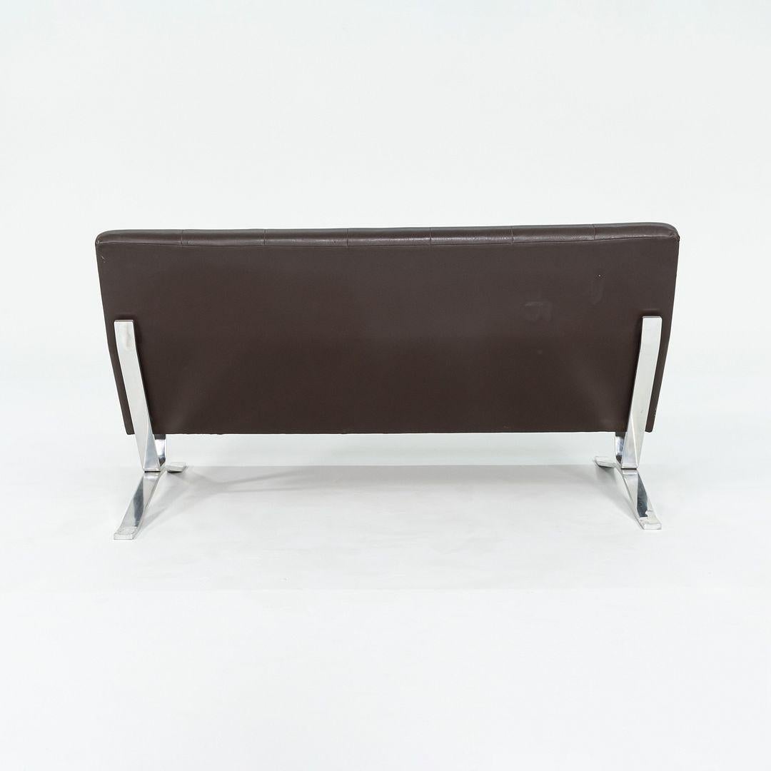 American C. 1966 Independent Suspension Group Brown Settee Sofa by Dave Woods For Sale
