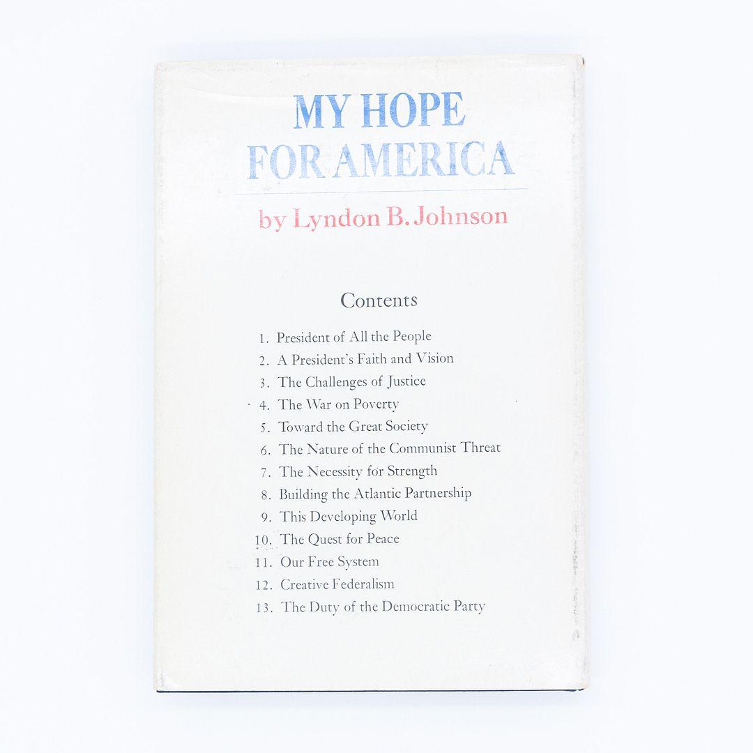 Moderno C. 1966 Tre libri del Presidente Lyndon B. Johnson a Gordon Bunshaft del SOM in vendita