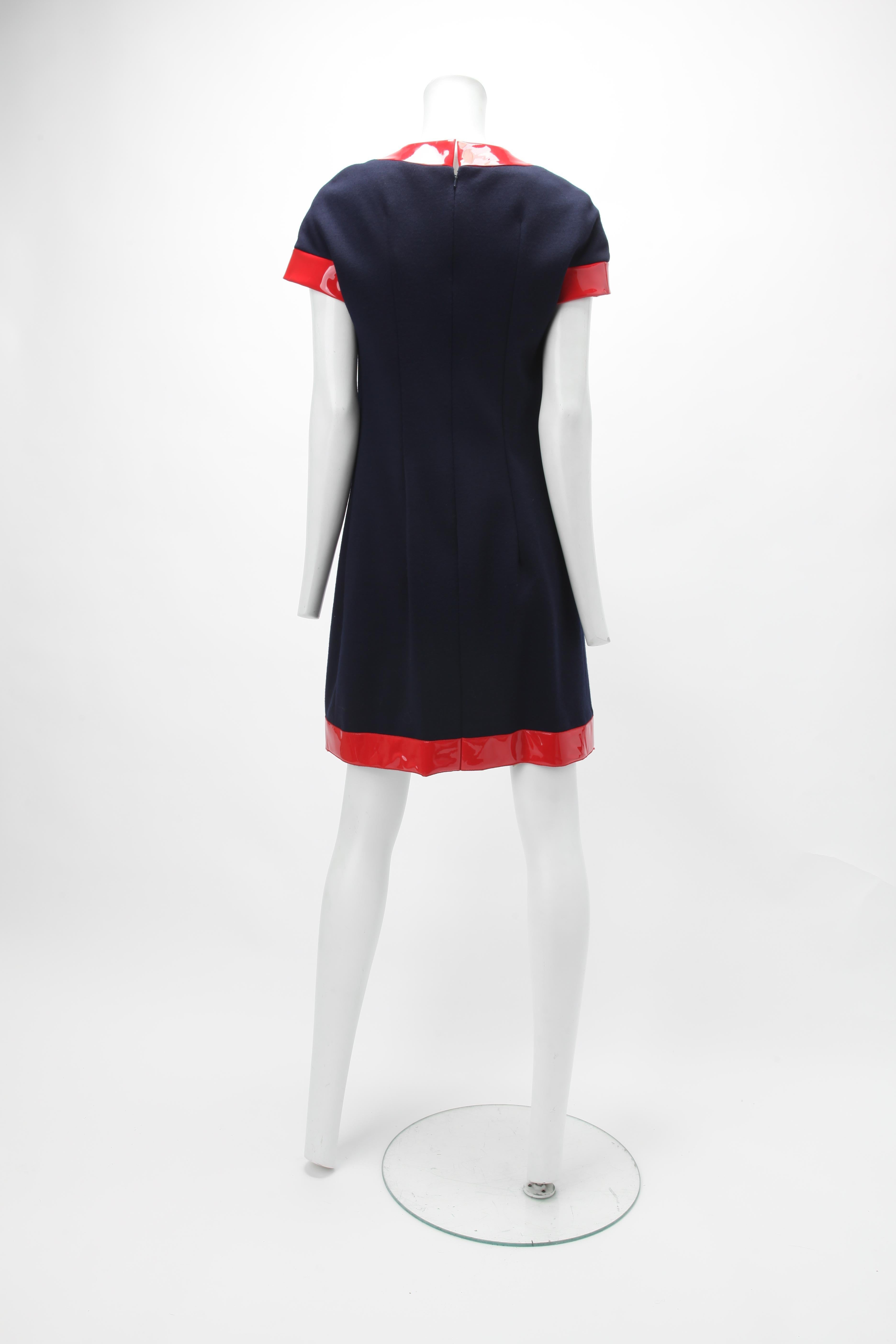 c. 1967 Pierre Cardin Documented Dress Museum In Good Condition For Sale In New York, NY