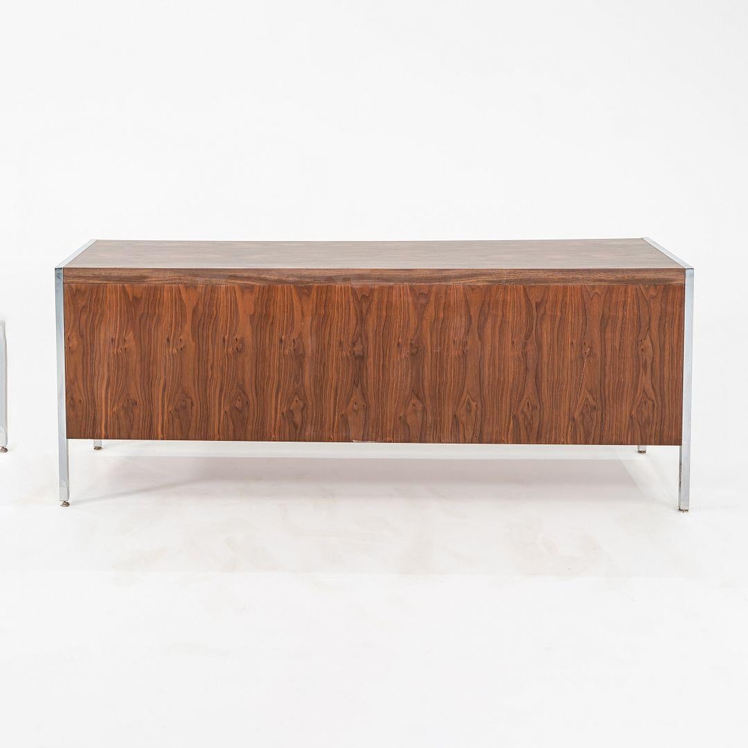 Mid-20th Century C. 1968 Myrtle Desk of High Point 900 Series Four Position Credenza in Walnut For Sale