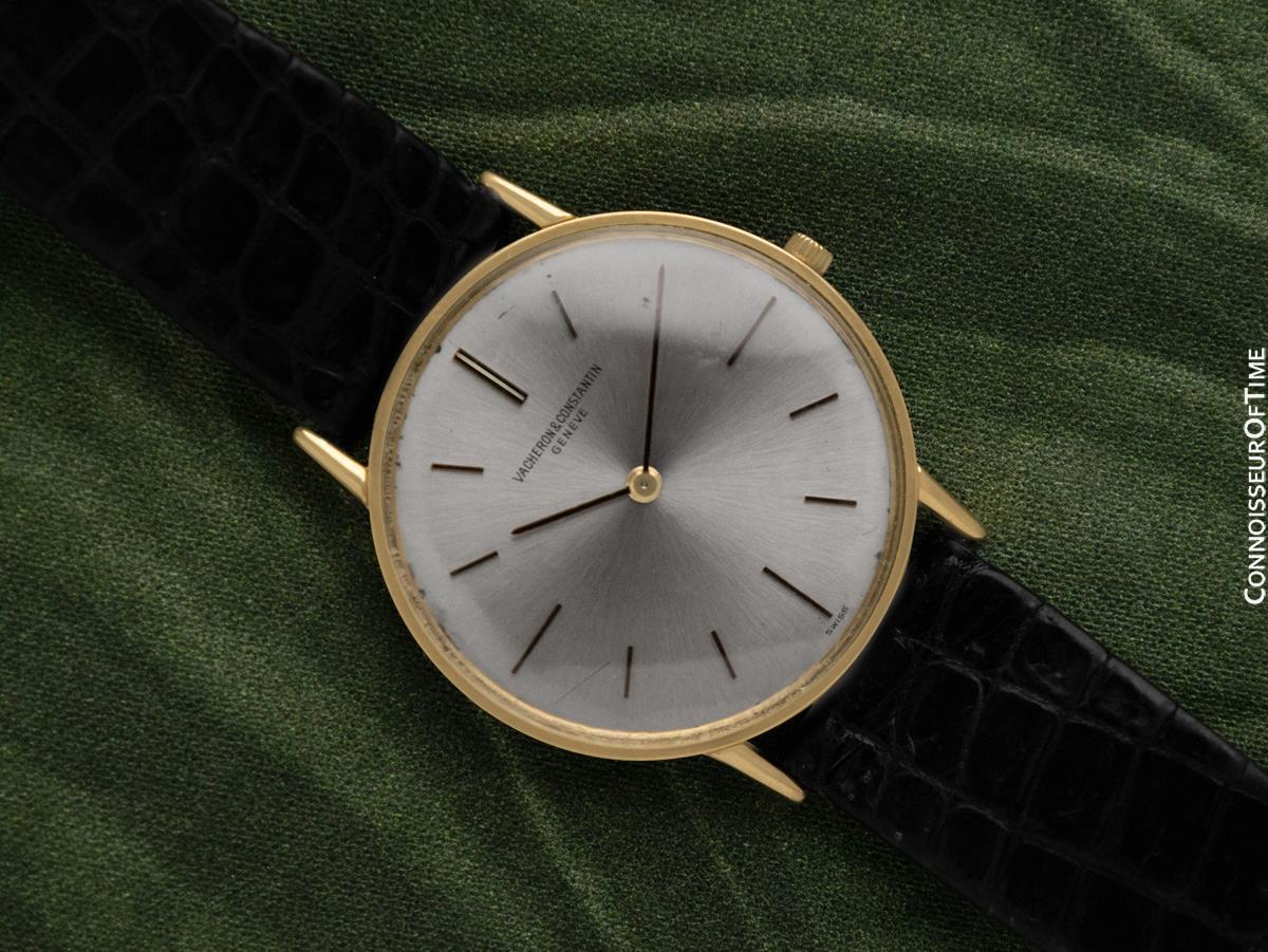 Vacheron & Constantin Patrimony „Extra-Flat“ Vintage Herrenuhr 18K Gold, ca. 1968 im Angebot 6