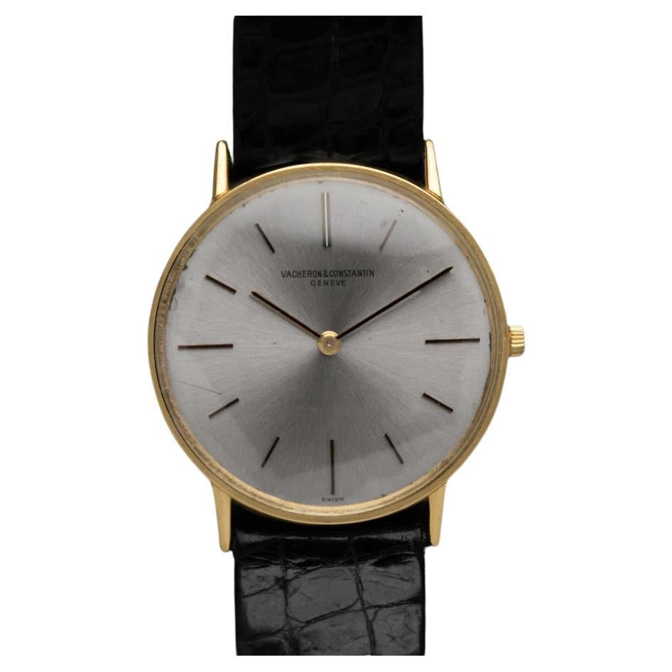 c. 1968 Vacheron & Constantin Patrimony "Extra-Flat" Vintage Mens Watch 18K Gold