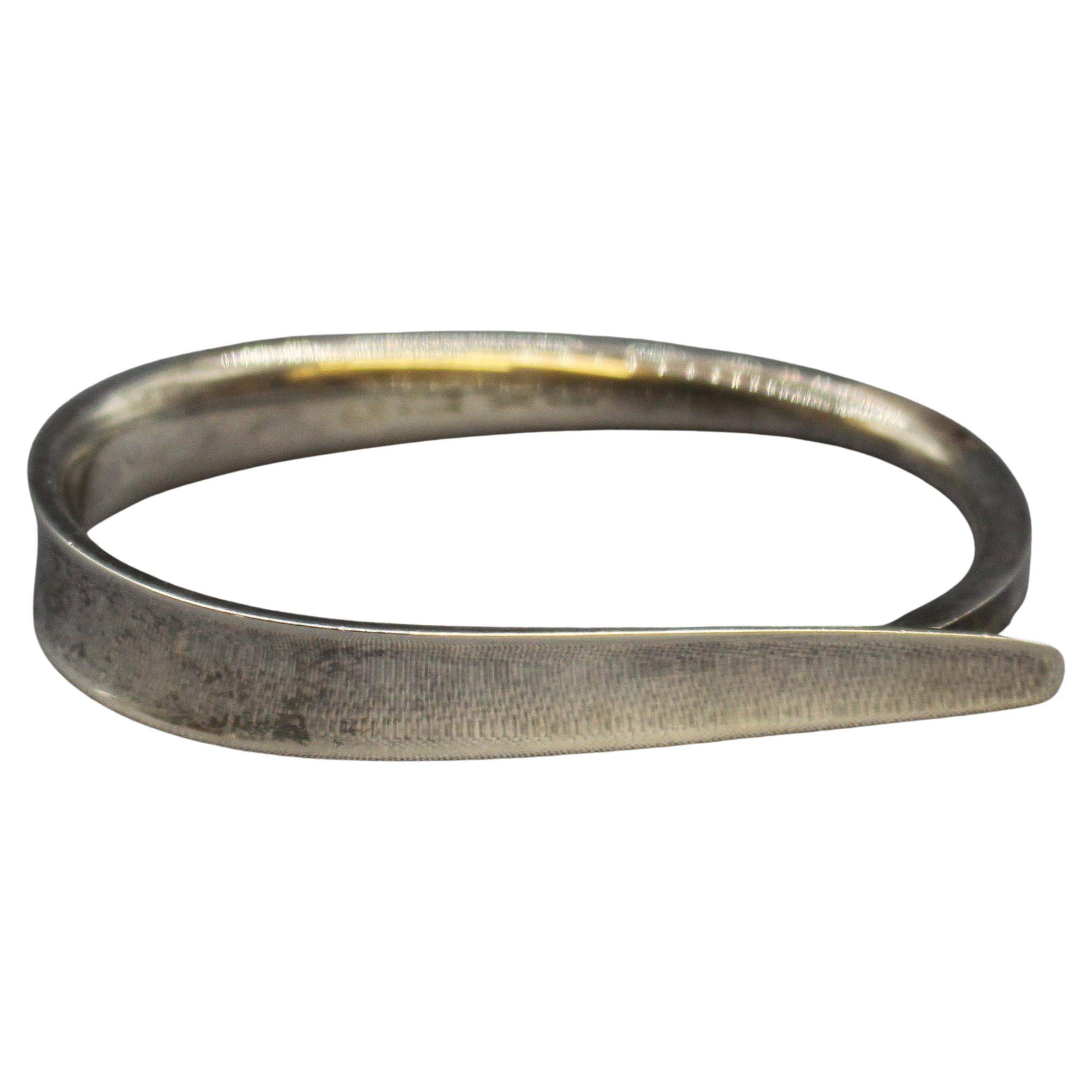 C. 1970 Georg Jensen, portatovaglioli in argento sterling con scatola in vendita