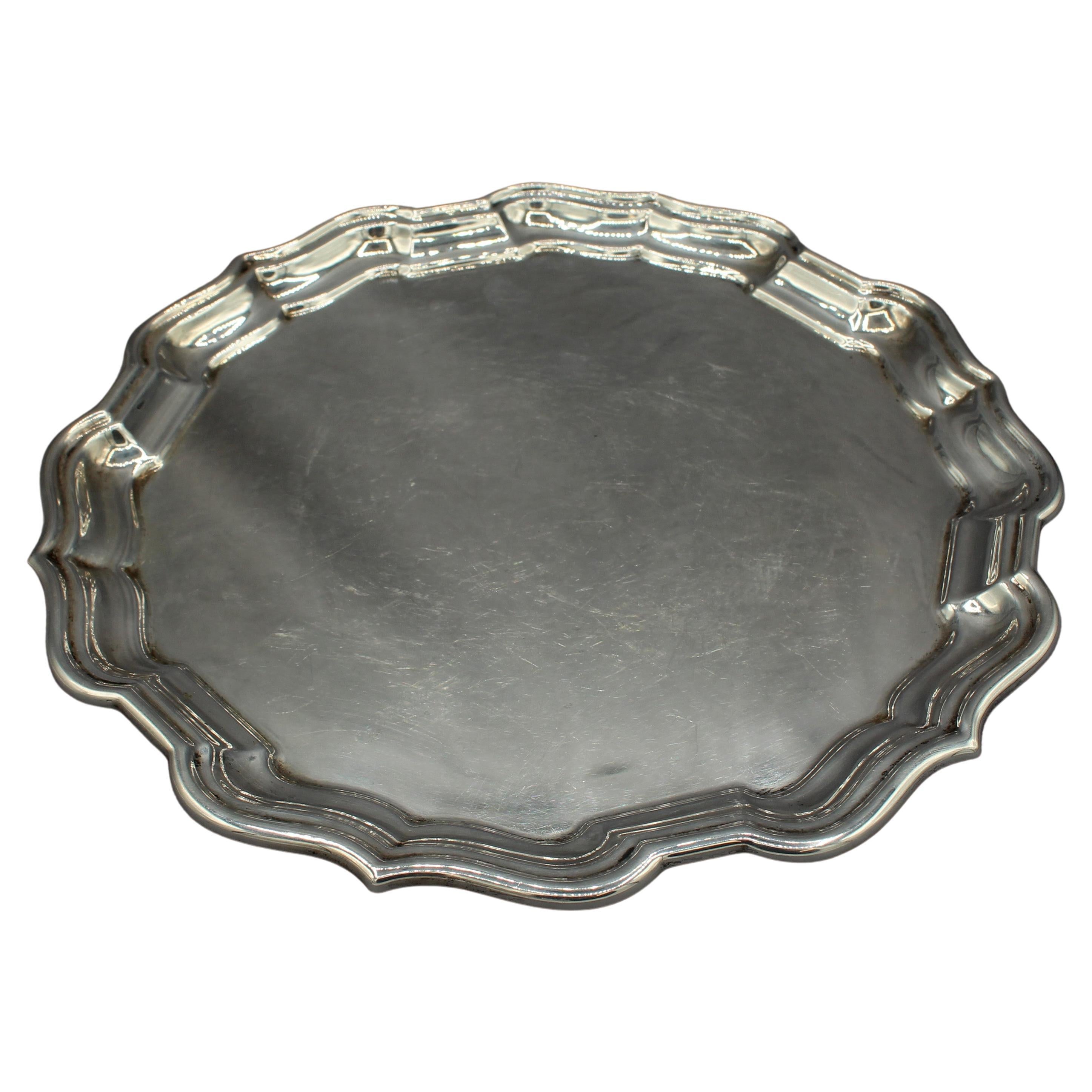 c. 1970 Reed & Barton Chippendale Sterling Silver Salver