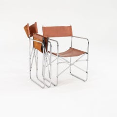 C. 1970s Pair of Folding Campaign Chairs by Chairworks Taiwan Ltd. in Steel