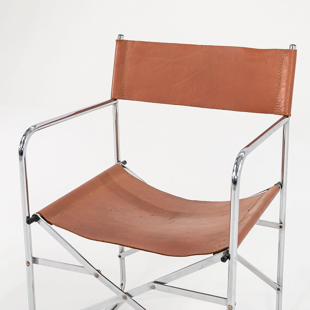 C. 1970er Jahre Ein Paar klappbare Campaigner-Stühle von Chairworks Taiwan Ltd. aus Stahl im Zustand „Gut“ im Angebot in Philadelphia, PA