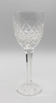 c. 1970s Set of 8 Hock Wine Glasses by Tyrone Crystal