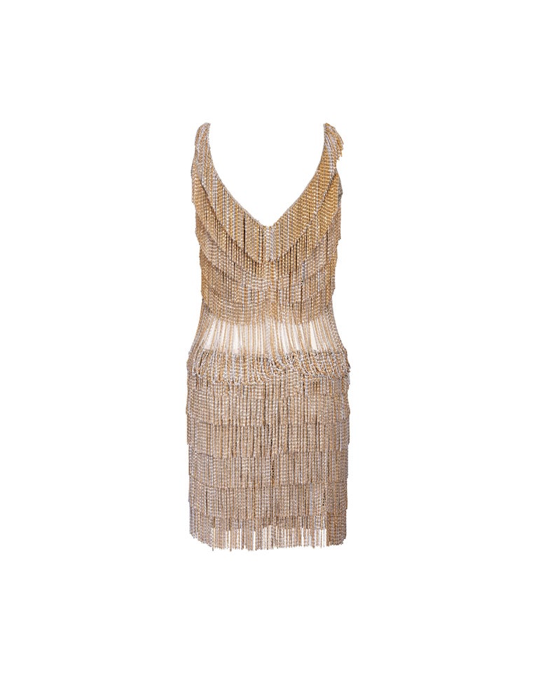 knee length dresses for ladies Starlit Fringe Mini Dress – Denoa Label main image 0