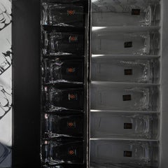 c. 1973, 'Cibi' Double Old-Fashioned Glasses by Cini Boeri, Set of Six