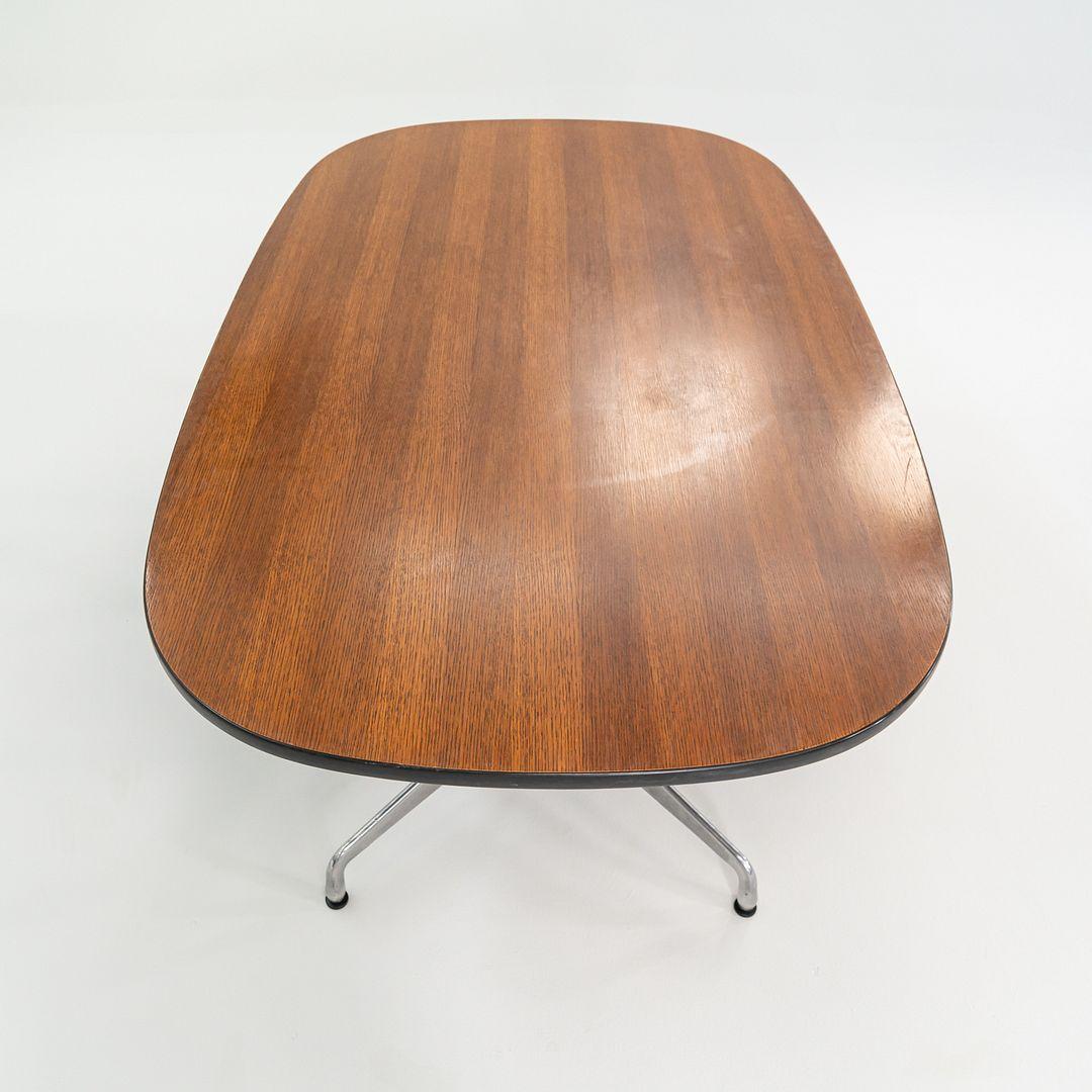 Acier Table de conférence Eames Oval Segmented ET151 Herman Miller des années 1980, 42 x 72 en vente