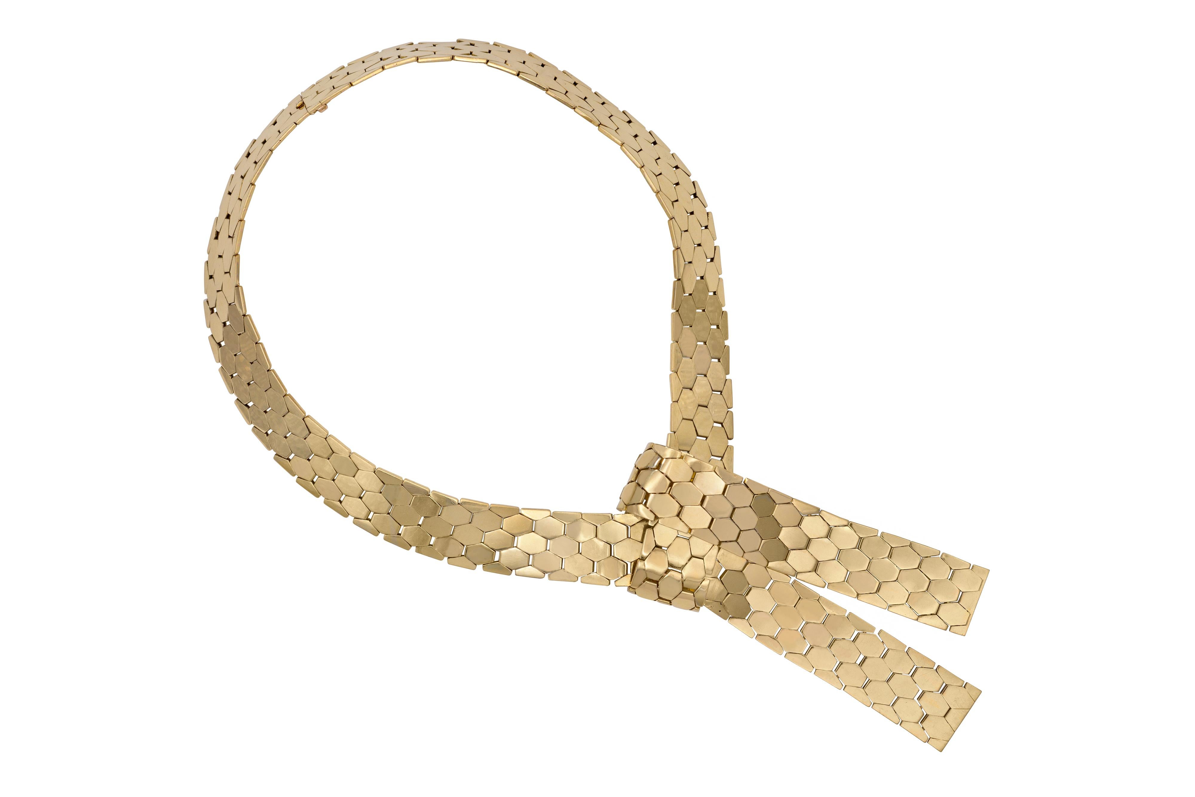 Maison Gérard Goldschal Halskette und Ohrringe Set im Zustand „Hervorragend“ in New York, NY