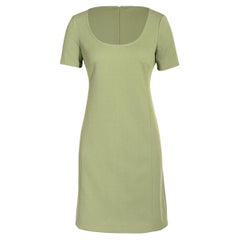 c. 1996 Prada by Miuccia Prada Green Mini Dress