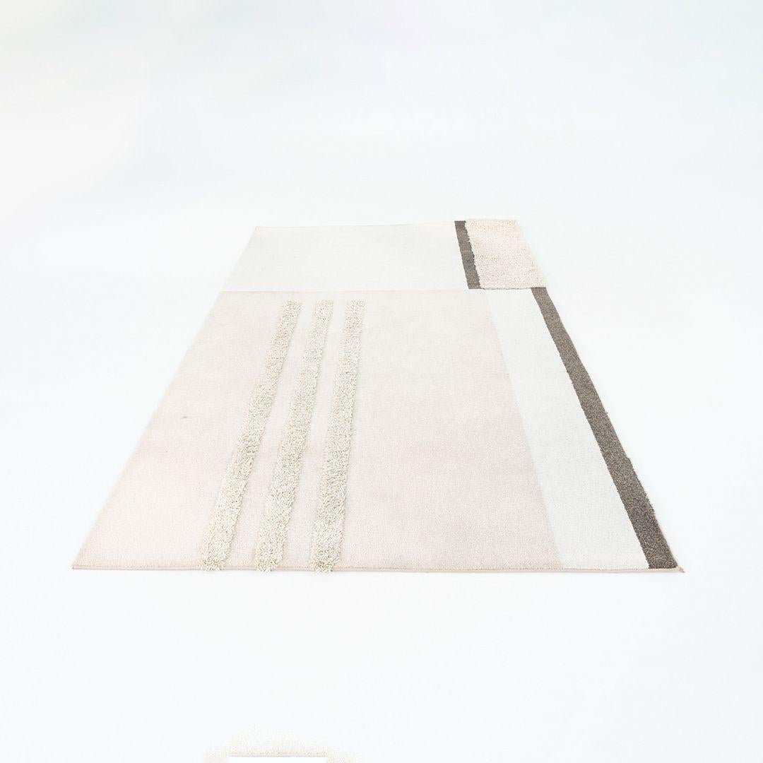 C. 1998 Kurt Meinecke für Herman Miller Texturierter handgeknüpfter Teppich 5' x 10' im Angebot 1