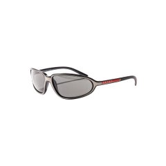 1999 Prada-Sonnenbrille aus Schwarz und Silber