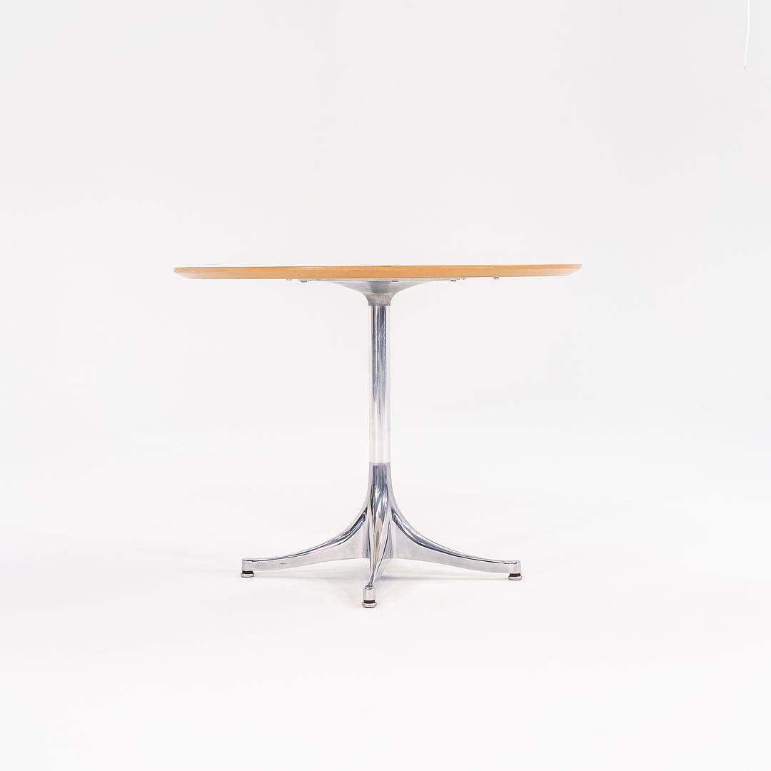 C. Tavolino con piedistallo in laminato bianco George Nelson for Herman Miller, anni 2000, 28