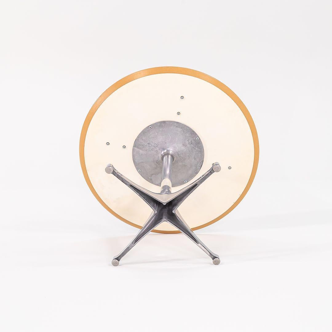 XXI secolo e contemporaneo C. Tavolino con piedistallo in laminato bianco George Nelson for Herman Miller, anni 2000, 28