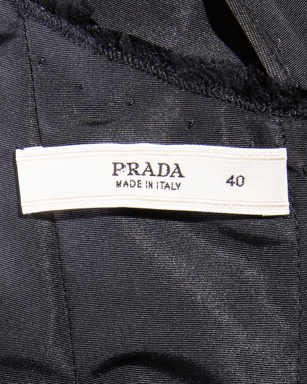 c. 2003 Prada by Miuccia Prada Corset Top with Ruffle Bust 3